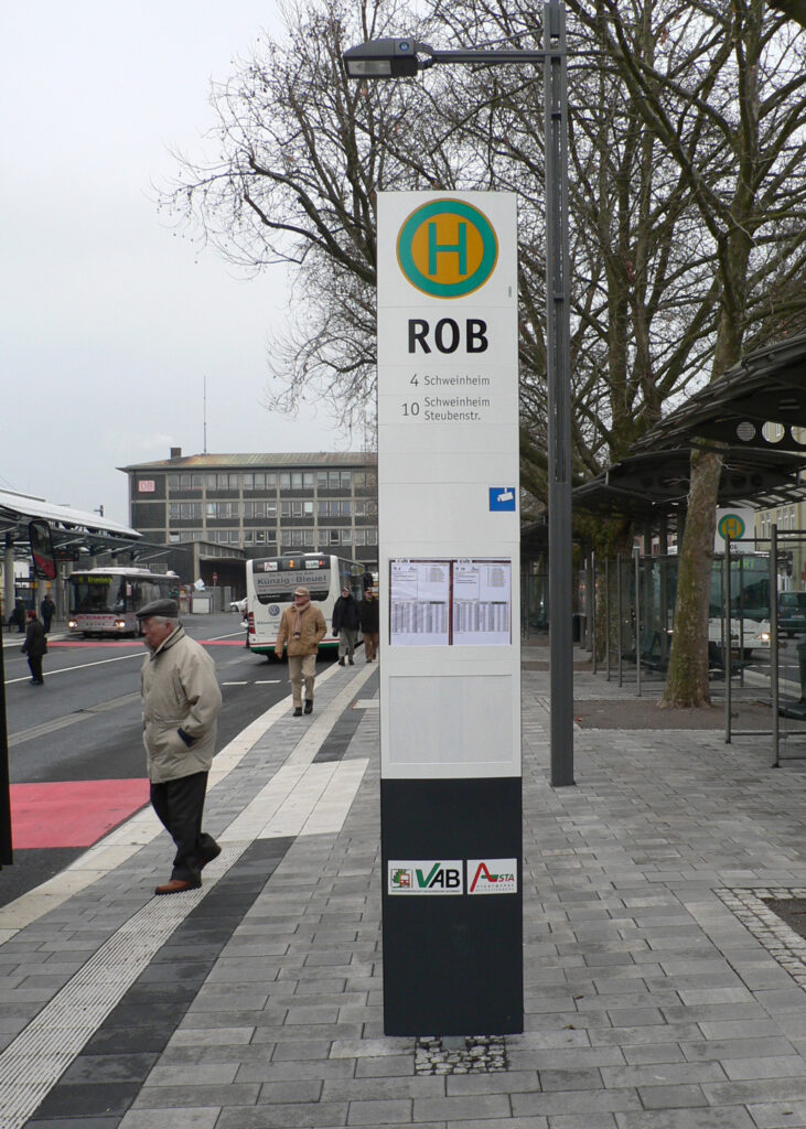 Wechselschildsystem MODULAR-S Aschaffenburg ZOB