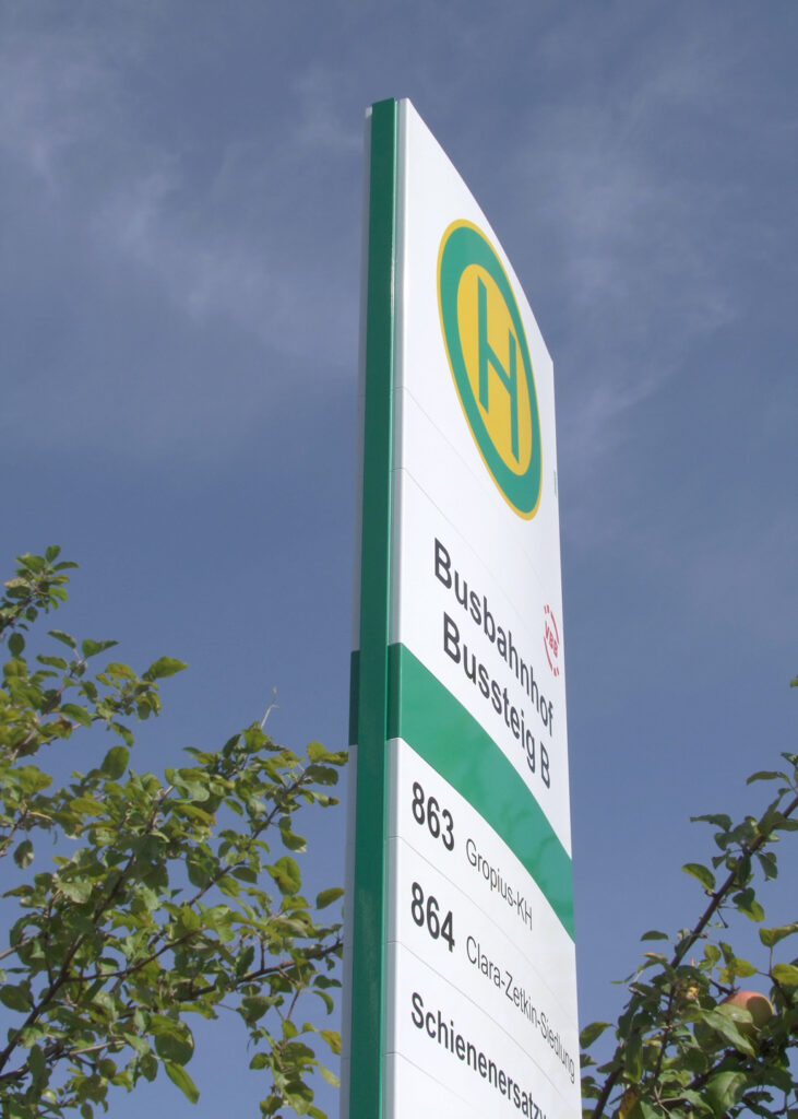 Detail der seitlichen Verschussschiene