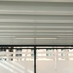 LED Deckenleuchte in der Fahrradabstellanlage in Naumburg