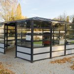 Größräumige Überdachung als Pavillon Typ Pentagon