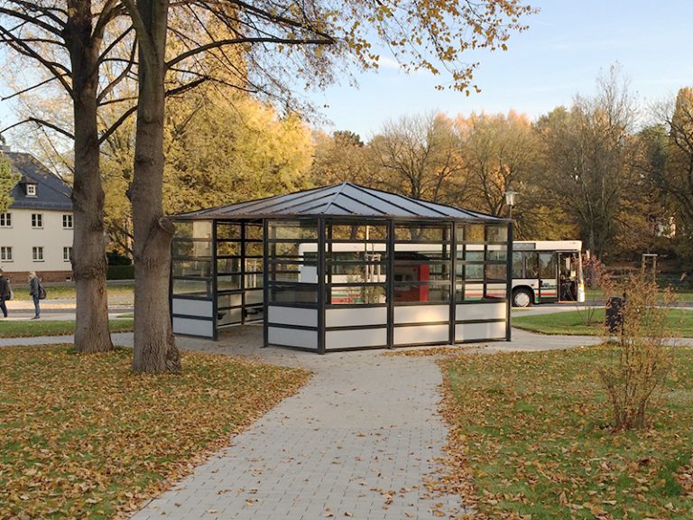 Pavillon Typ Pentagon in Hartmannsdorf