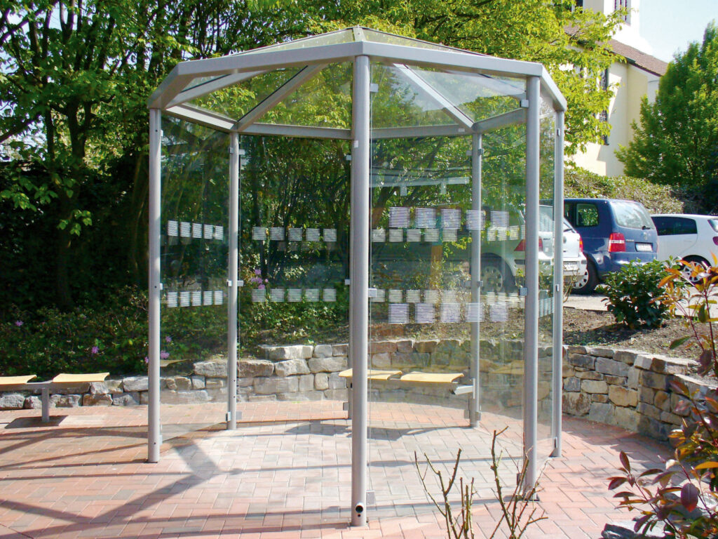 Dekor Raucherpavillon Typ B (Rechteck)