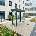 Raucherpavillon für Klinikpersonal