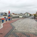 Schulwegsicherung JULIE an farbig angesetzten Pflasterflächen