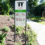 SIS Infoschild am Blüherpark, Dresden