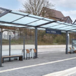 barrierefreie Überdachung O DZ am Busbahnhof „Stadtmitte“