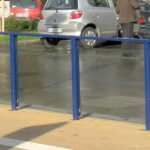 lineare Verglasung der Spritzschutzwand System A