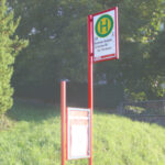 ST 1-S mit Doppelrohrrahmen und Infovitrine