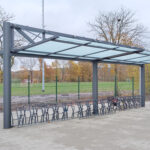 Fahrradüberdachung System O doppelzeilig