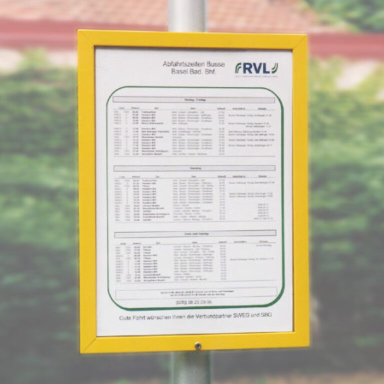 Fahrgastinformationskasten FGK 80