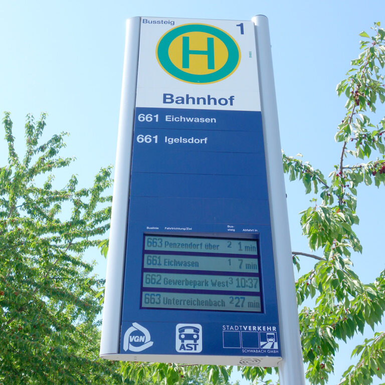 DFI Anzeiger in MABEG Schildsystemen