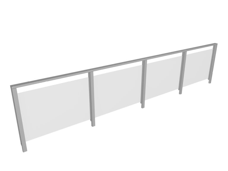 Spritzschutzwand System A