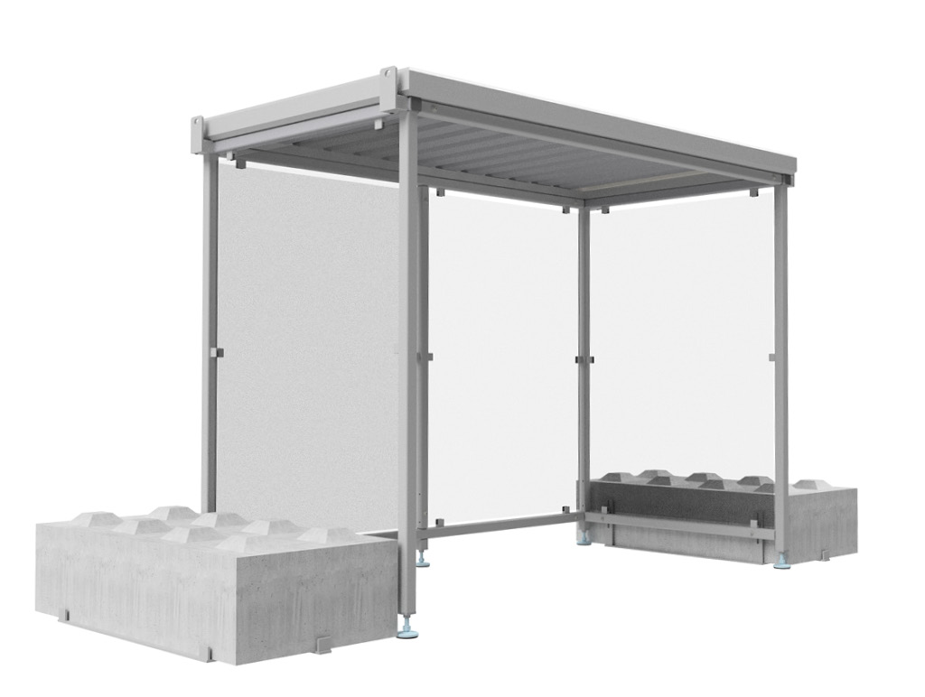 Mobile Wartehalle System B