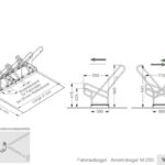 Abmessungen Anlehnparker M-250