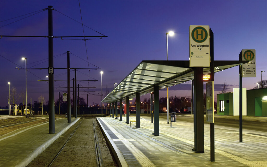 Thon am Wegfeld mit Überdachung System N doppelzeilig