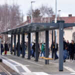 Thon am Wegfeld Tagansicht der doppelzeiligen Überdachung System N