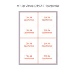 MT 30 Vitrine im DIN A1 Hochformat