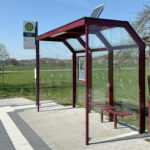 Wartehalle System A mit solarversorgter LED Beleuchtung