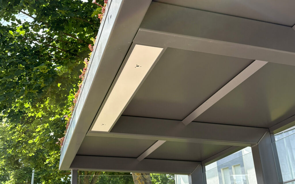 LED Beleuchtung in der Wartehalle A-G