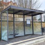 Wartehalle System A-G mit Gefälleanpassung