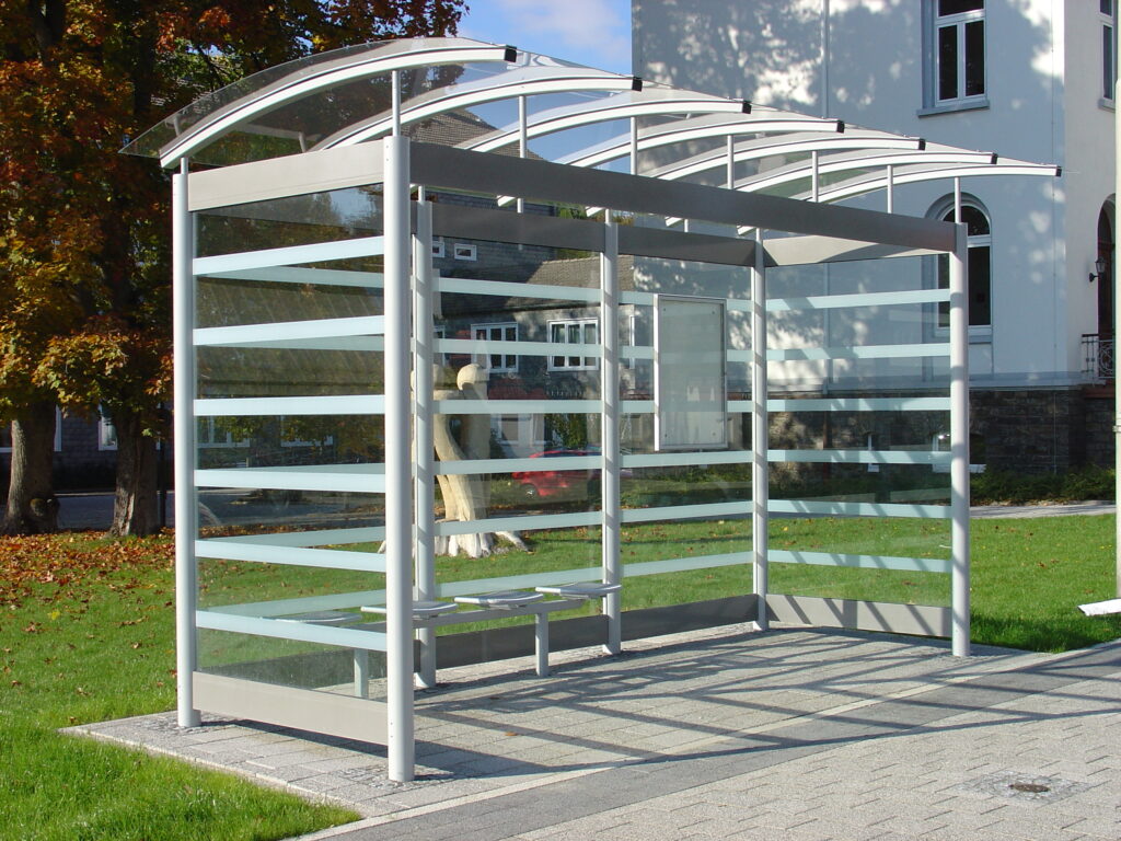 Wartehalle System BASIC mit Bogendach Bad Berleburg