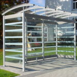 Wartehalle System BASIC mit Bogendach Bad Berleburg