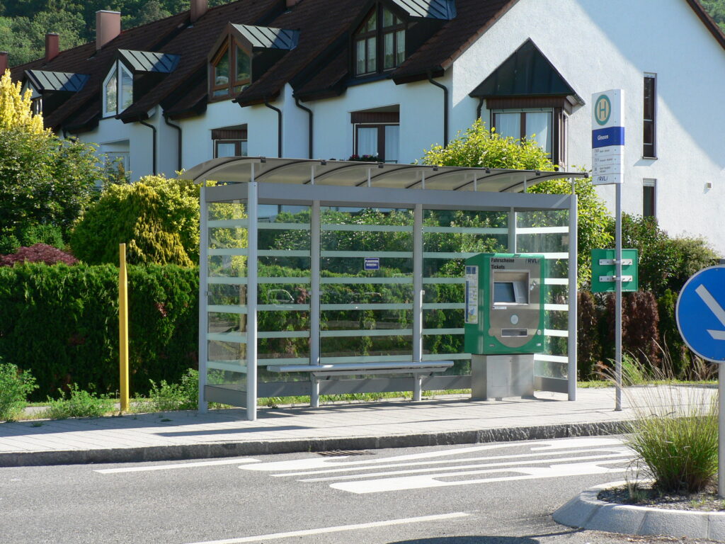 Wartehalle System BASIC mit Bogendach Grenzach-Wyhlen