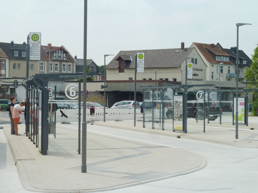 Wartehalle System F am ZOB Detmold