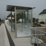 Wartehalle System Raster 22 einzeilig