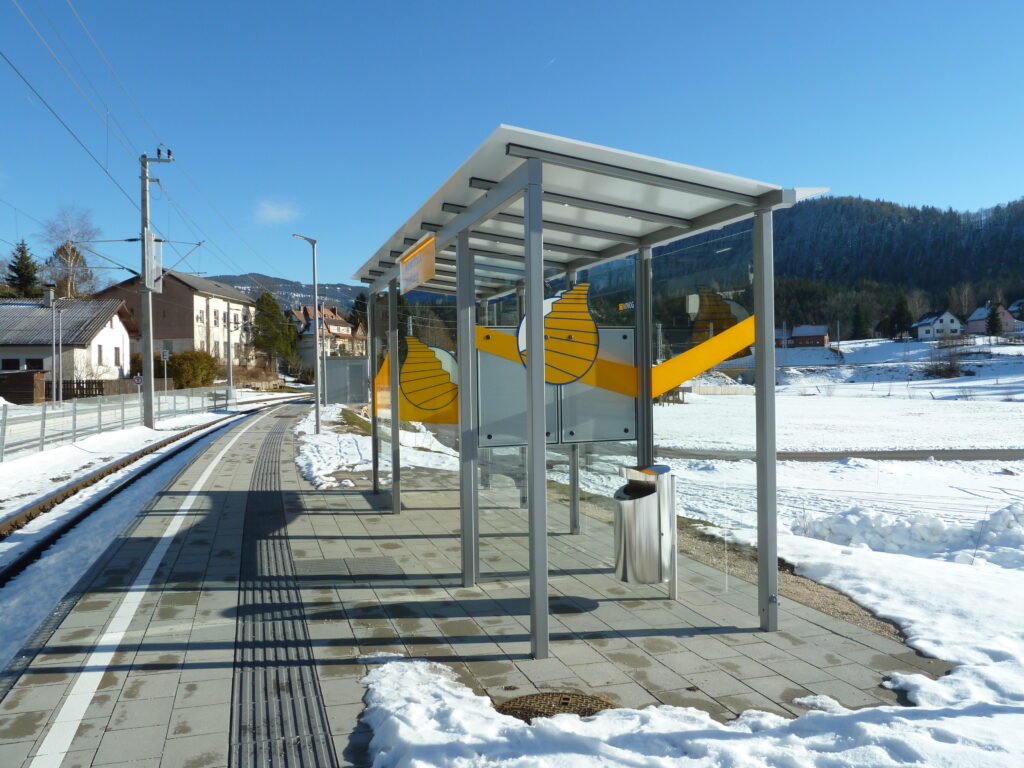 Wartehalle System Raster 22 NÖVOG