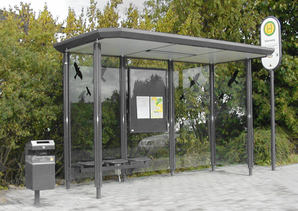 Wartehalle System TD Farbvariante