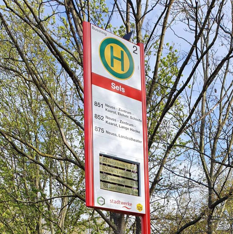 WING easy mit Axentia Anzeige für Stadtwerke Neuss