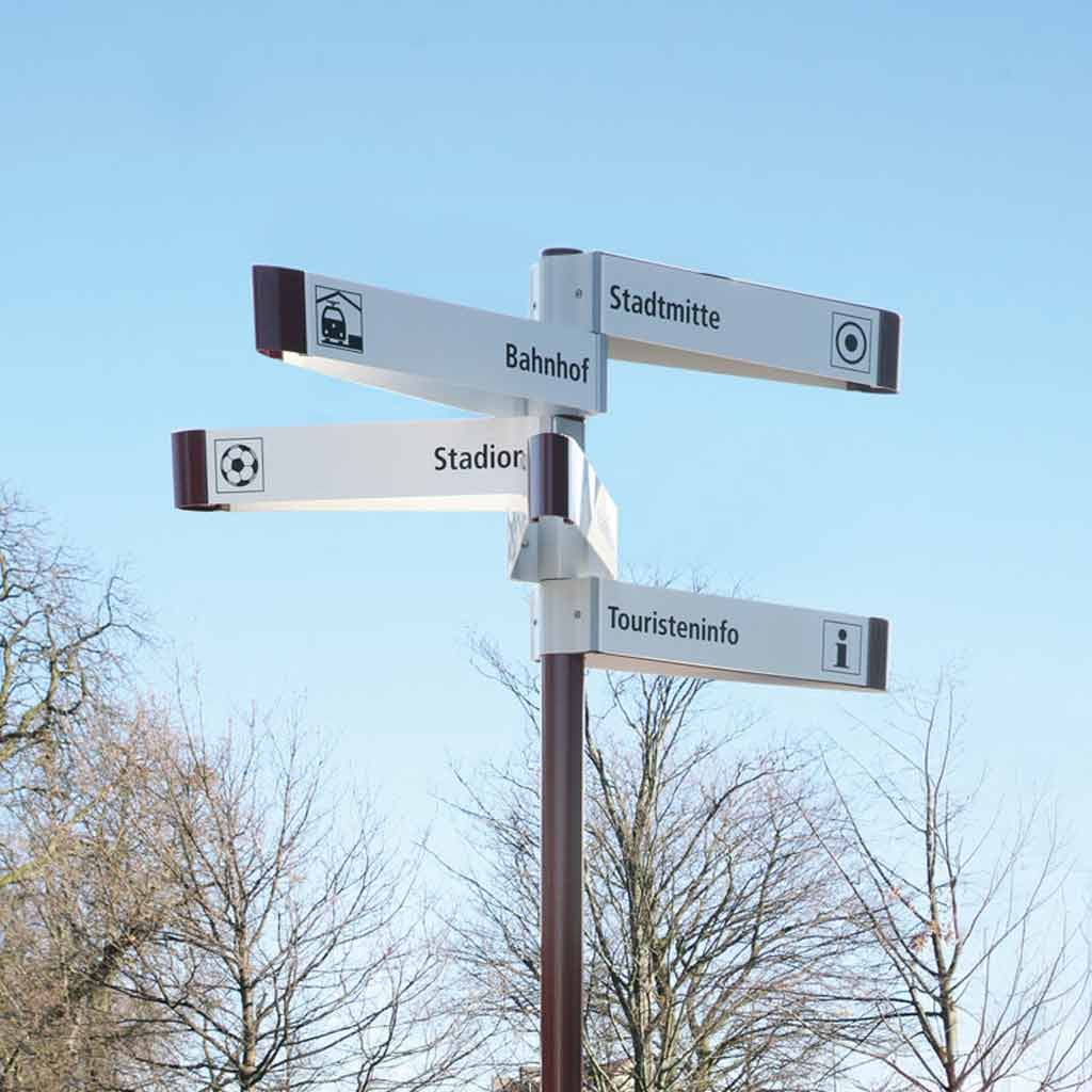 WING light als Fußgängerleitsystem