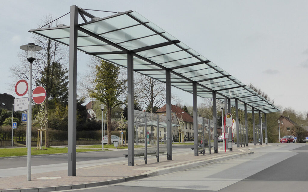 ZOB Ostercappeln mit Überdachung System O